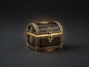 Small decorative glowing treasure chest icon